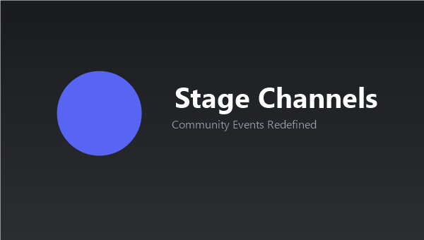 Discord Stage 舞台频道与社群发现功能新闻封面